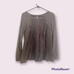 Free People Coquette style blouse